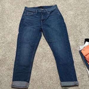 Banana Republic Girlfriend Dark Blue Jeans